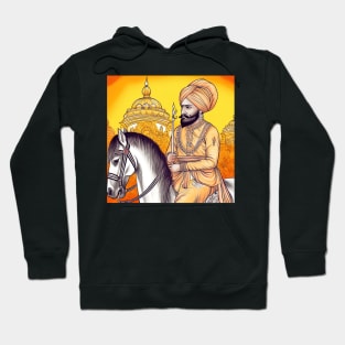 Guru Gobind Singh drawing Hoodie